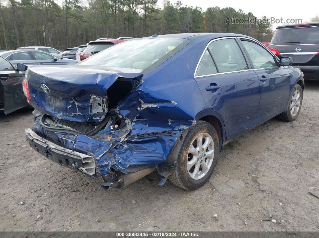 2011 Toyota Camry Le Синий vin: 4T1BF3EK6BU677239