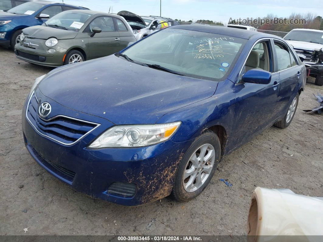 2011 Toyota Camry Le Синий vin: 4T1BF3EK6BU677239