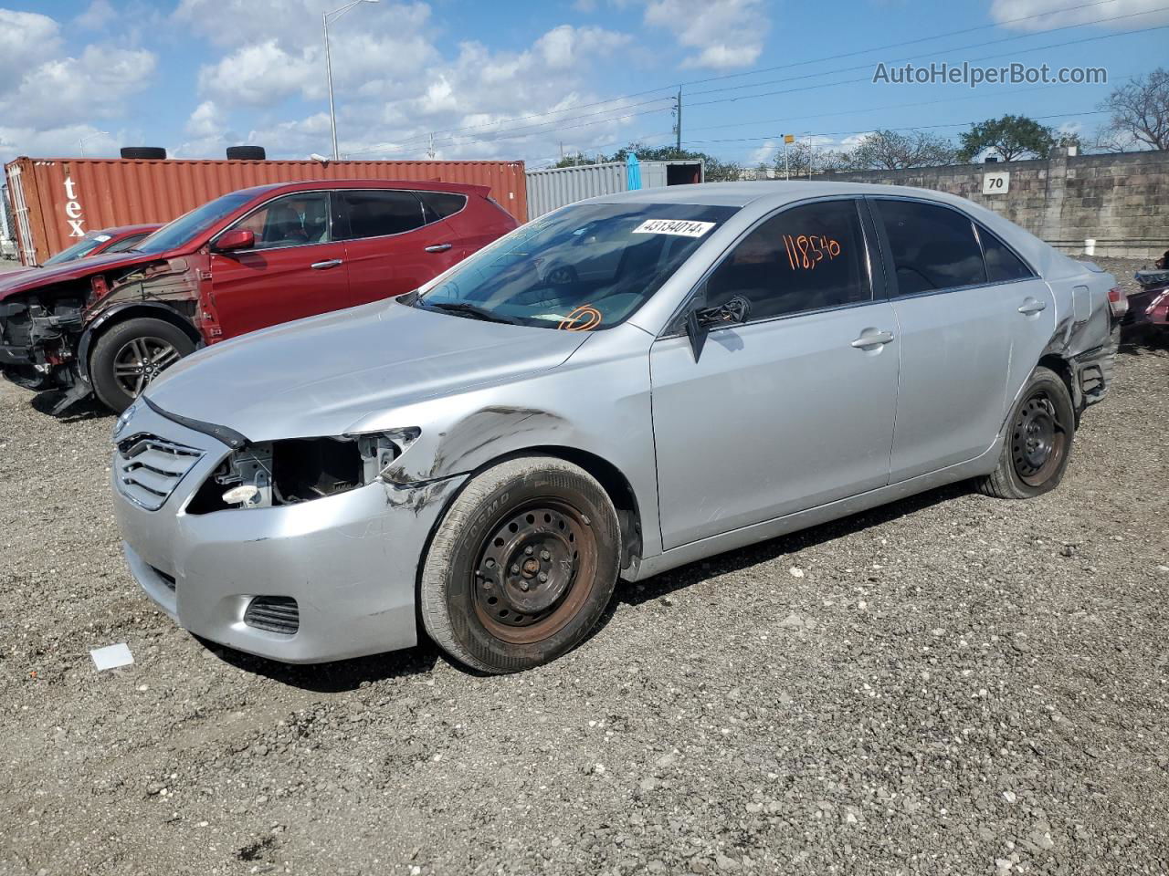 2011 Toyota Camry Base Silver vin: 4T1BF3EK6BU690296