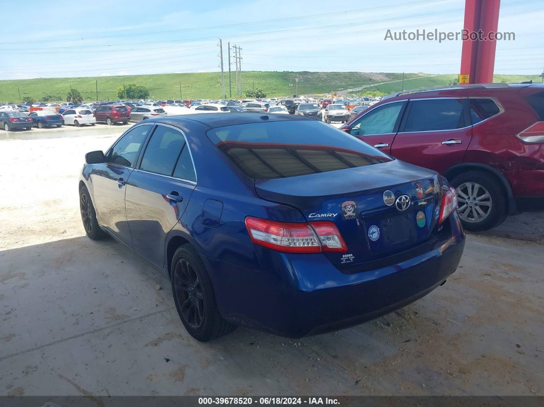 2011 Toyota Camry Le Blue vin: 4T1BF3EK6BU696647