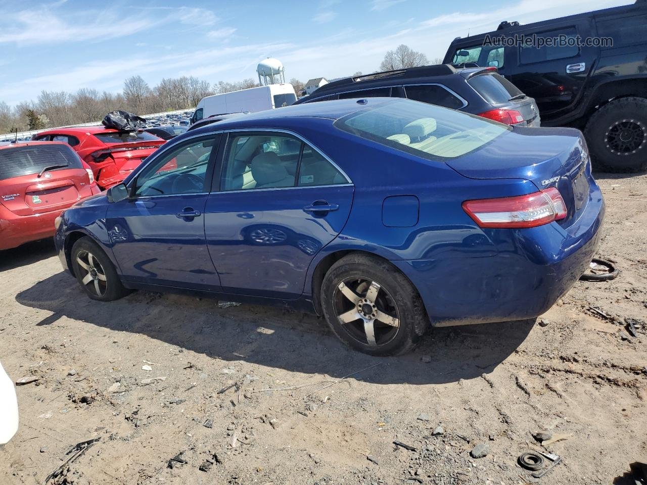 2011 Toyota Camry Base Синий vin: 4T1BF3EK6BU701474