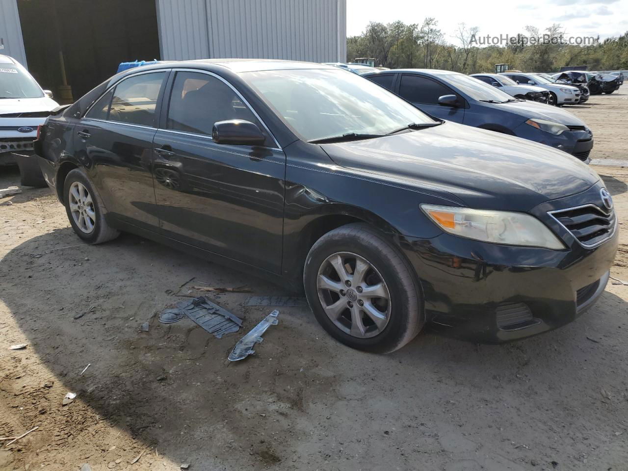 2011 Toyota Camry Base Черный vin: 4T1BF3EK7BU154117