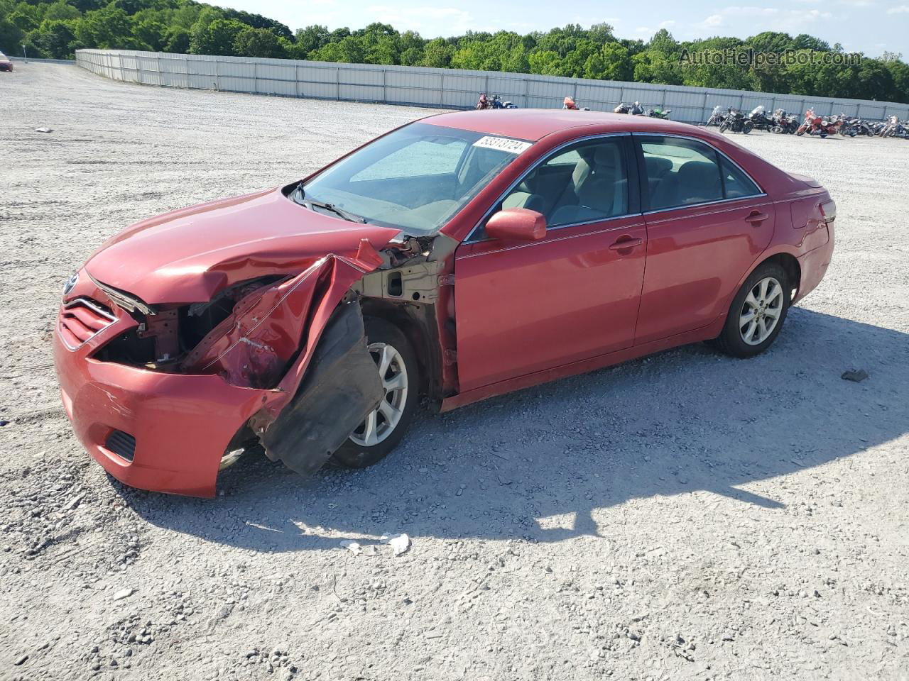 2011 Toyota Camry Base Red vin: 4T1BF3EK7BU154747