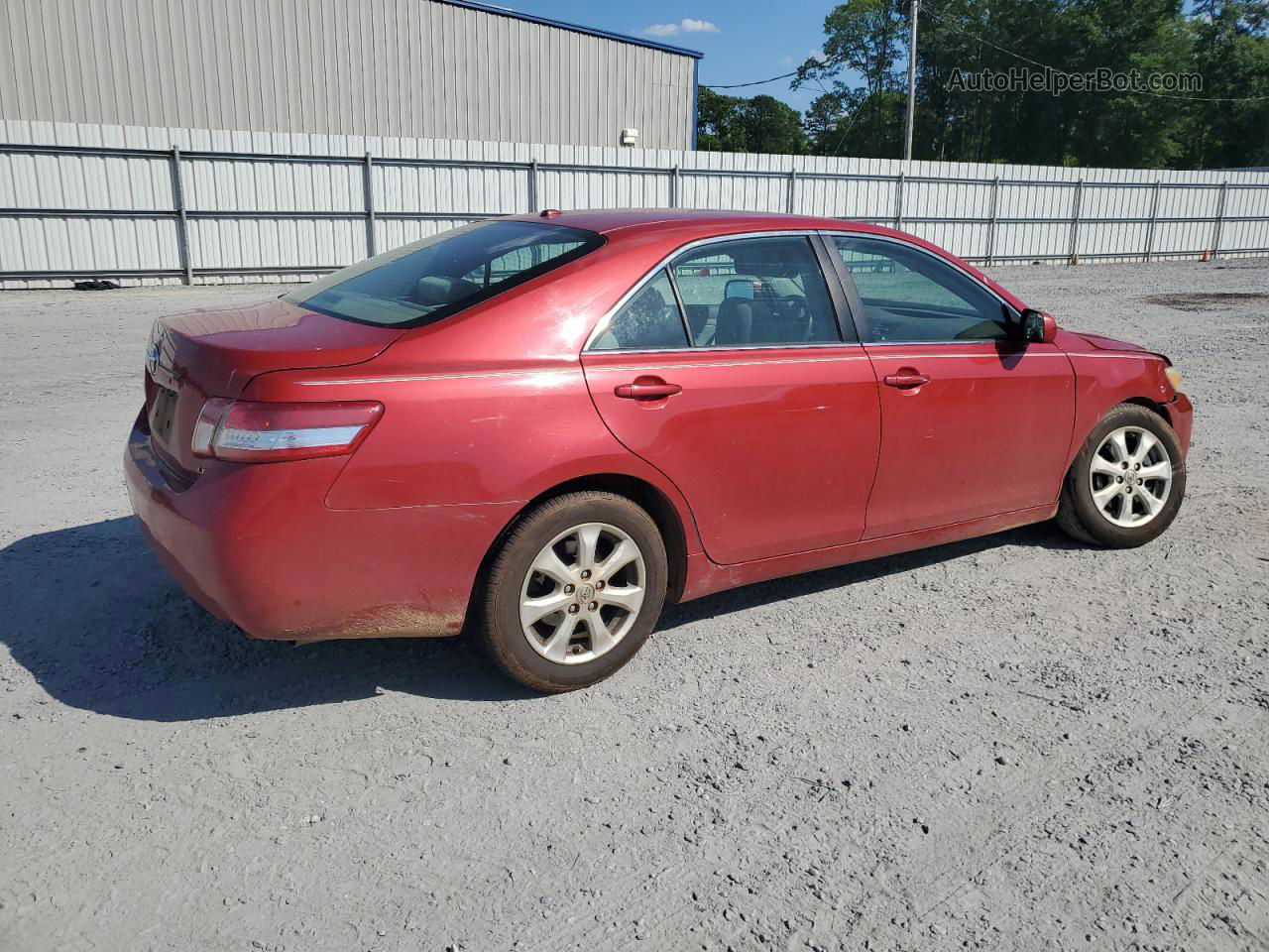 2011 Toyota Camry Base Red vin: 4T1BF3EK7BU154747