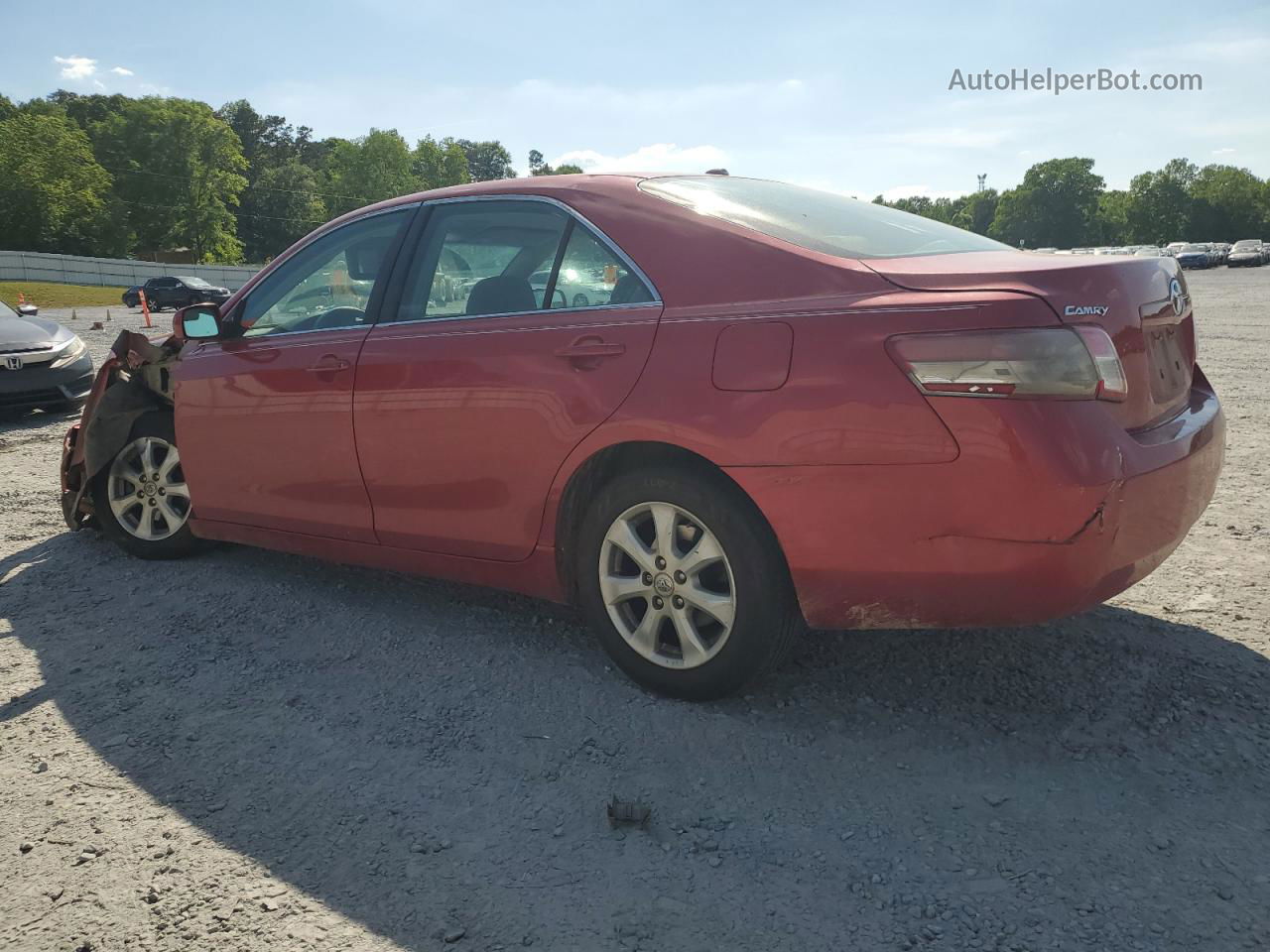 2011 Toyota Camry Base Red vin: 4T1BF3EK7BU154747