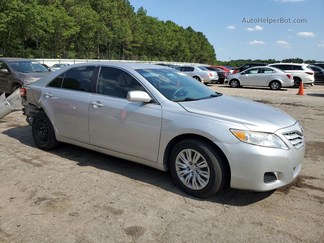 2011 Toyota Camry Base Silver vin: 4T1BF3EK7BU169961