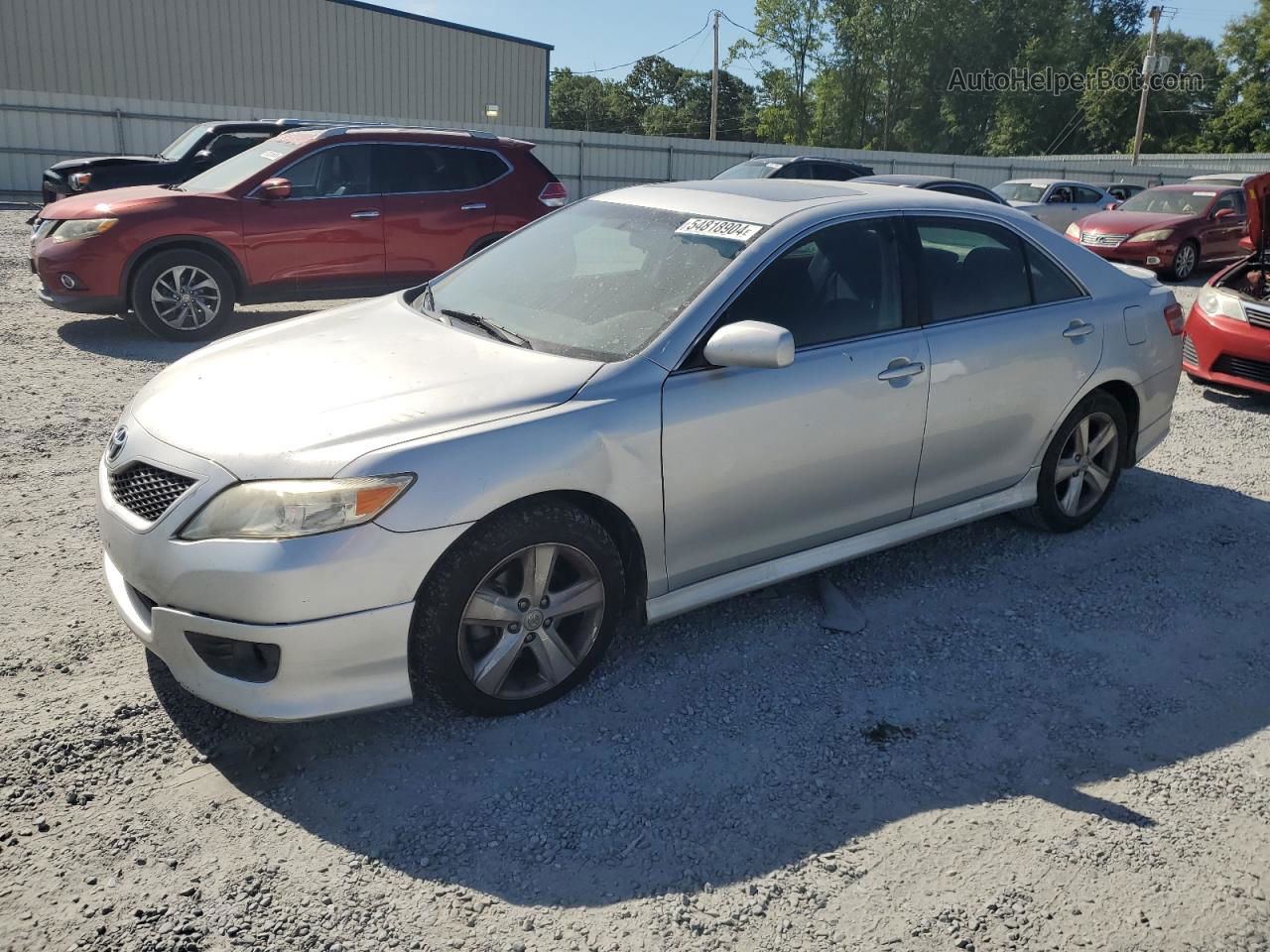 2011 Toyota Camry Base Silver vin: 4T1BF3EK7BU198084