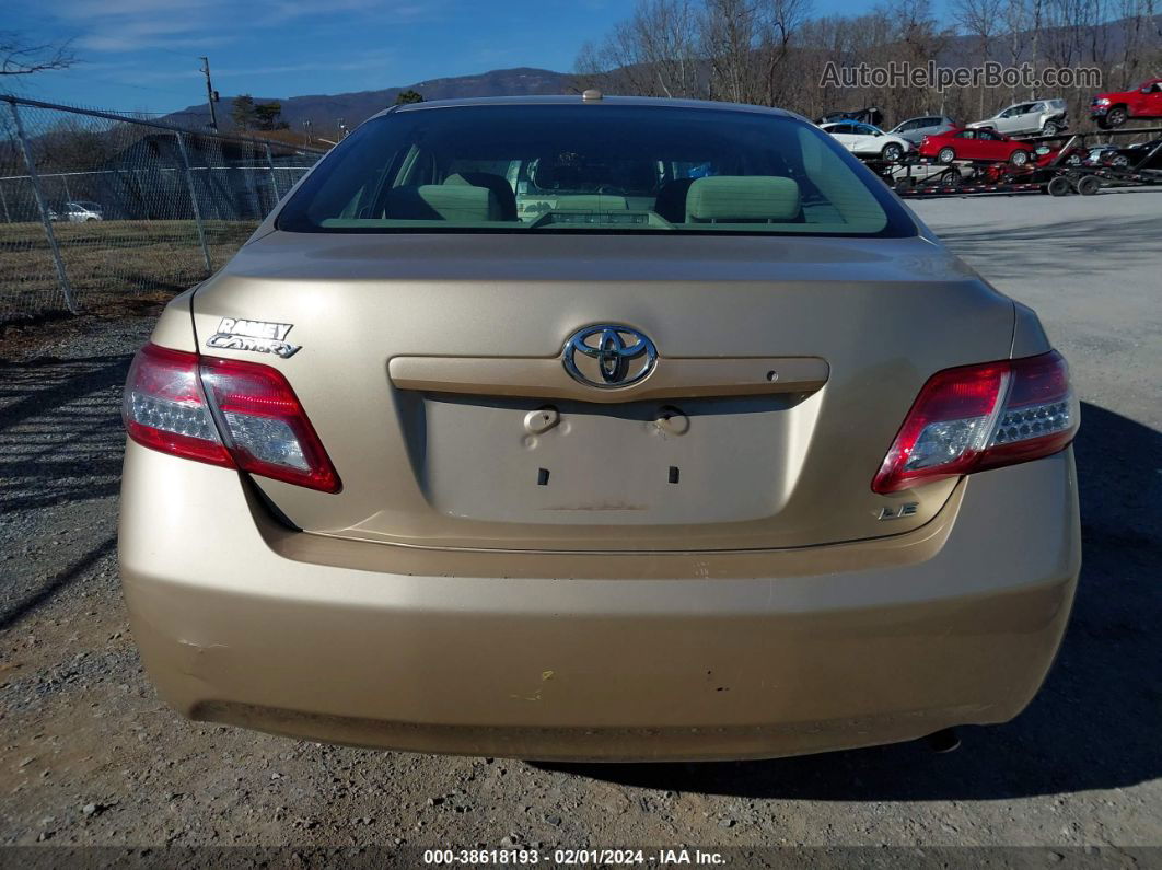 2011 Toyota Camry Le Gold vin: 4T1BF3EK7BU200772