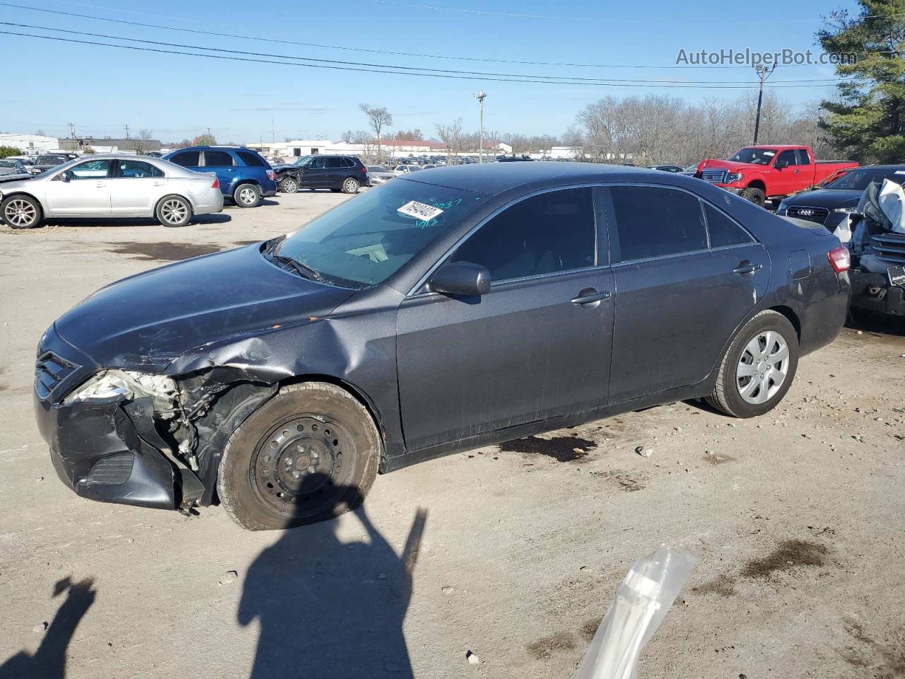 2011 Toyota Camry Base Серый vin: 4T1BF3EK7BU217037