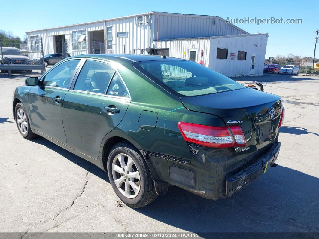 2011 Toyota Camry Le Green vin: 4T1BF3EK7BU593365