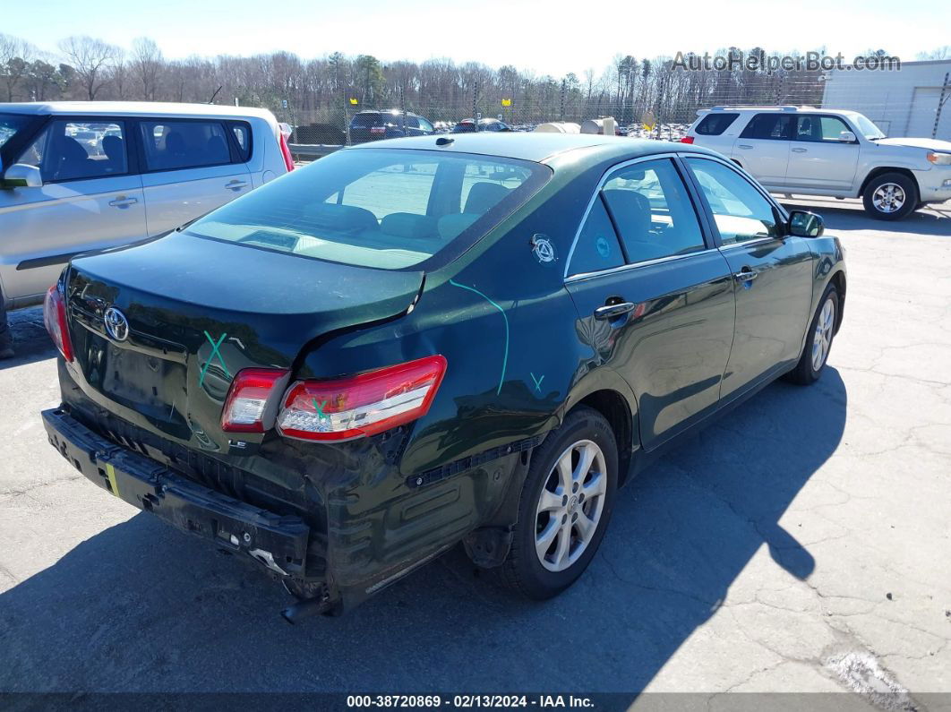 2011 Toyota Camry Le Green vin: 4T1BF3EK7BU593365