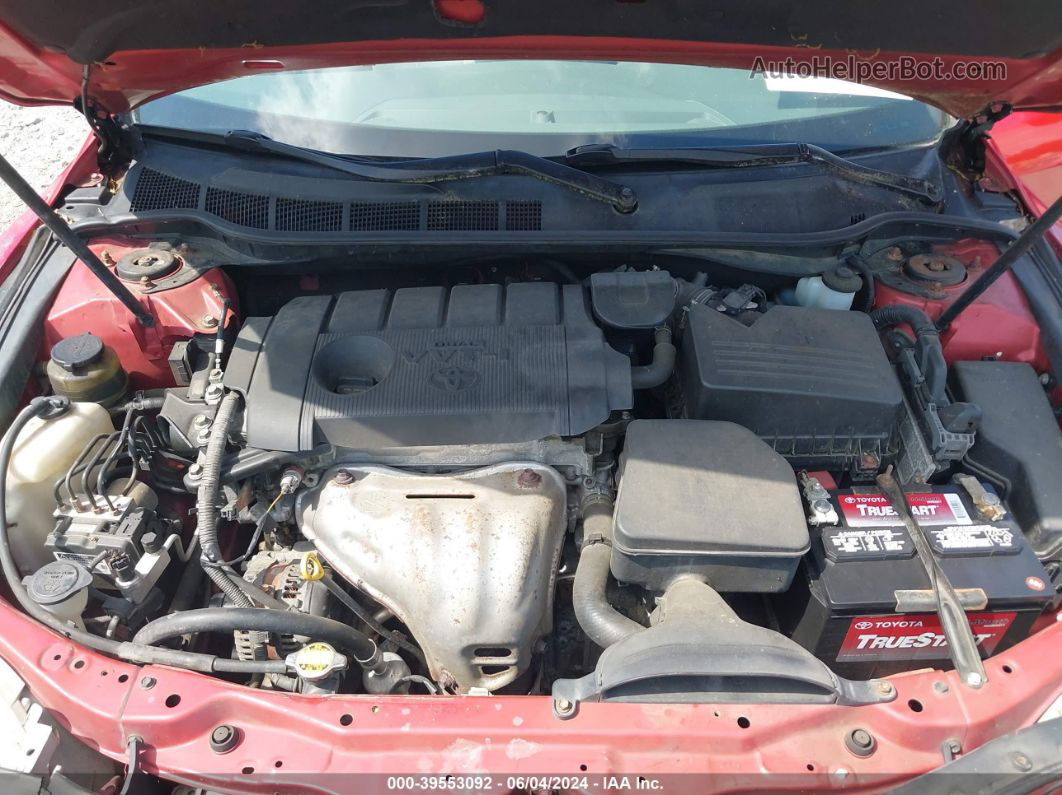2011 Toyota Camry Le Red vin: 4T1BF3EK7BU607832