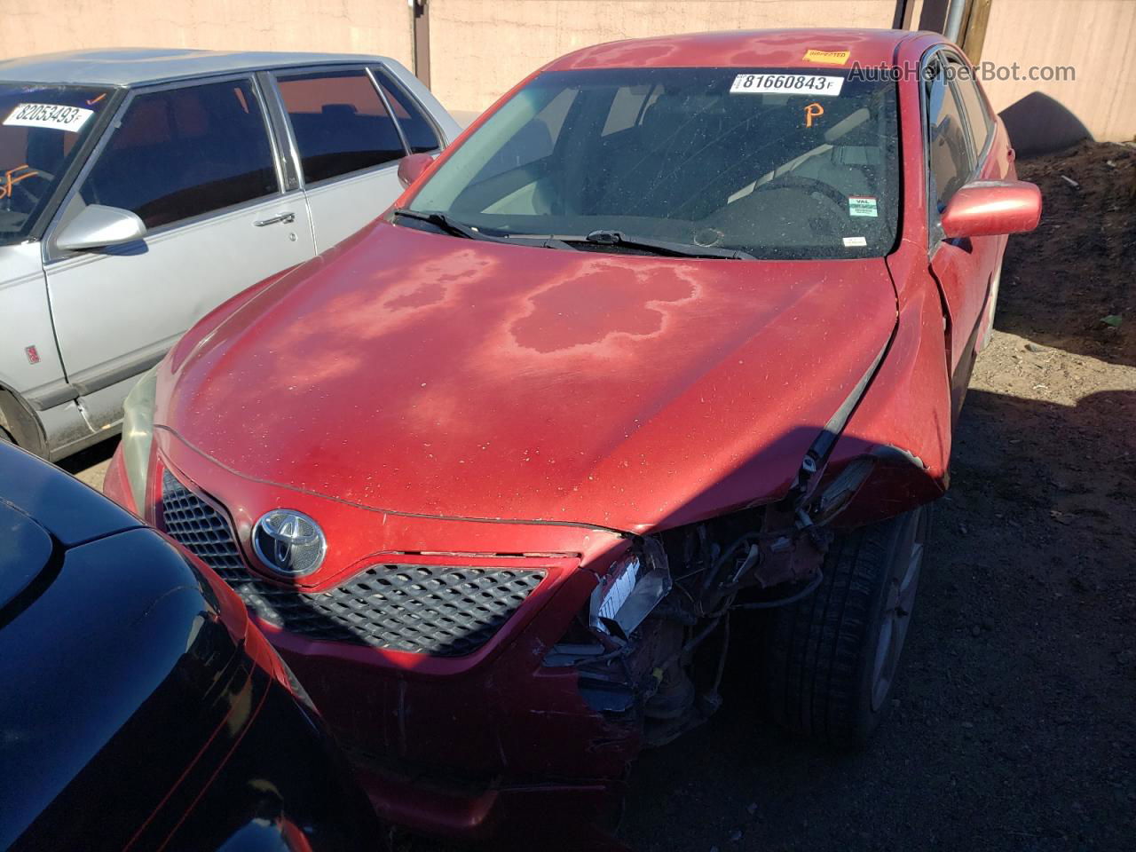 2011 Toyota Camry Base Burgundy vin: 4T1BF3EK7BU613324