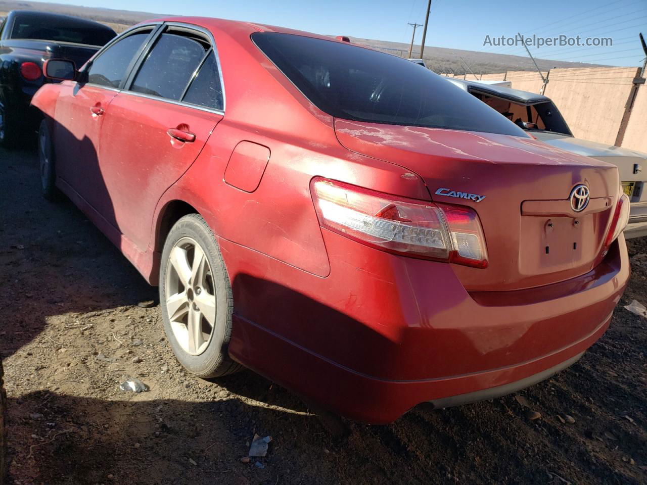 2011 Toyota Camry Base Burgundy vin: 4T1BF3EK7BU613324