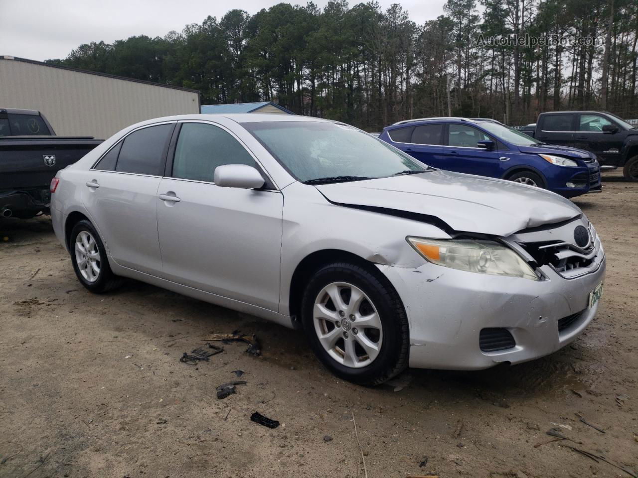 2011 Toyota Camry Base Silver vin: 4T1BF3EK7BU638515