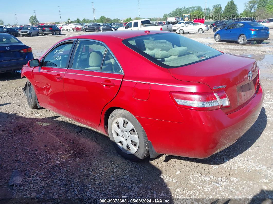 2011 Toyota Camry Le Red vin: 4T1BF3EK7BU673099