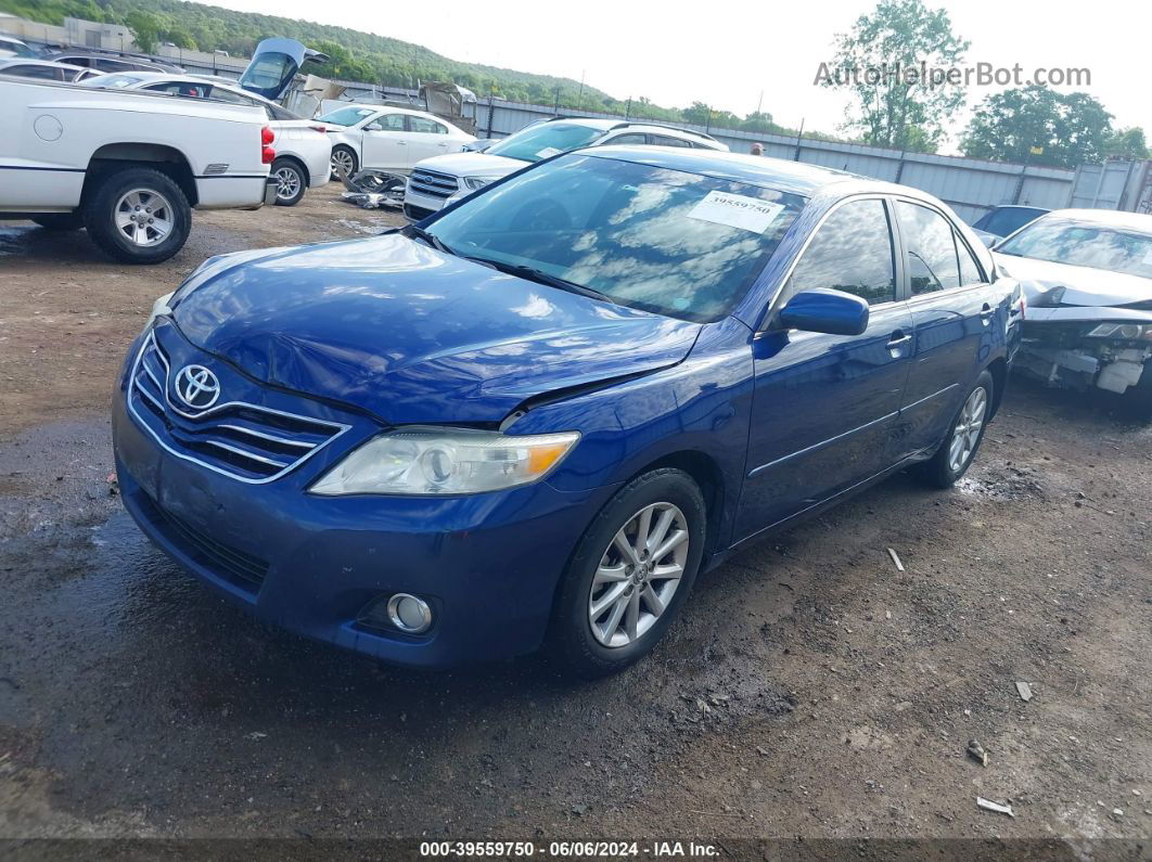 2011 Toyota Camry Xle Blue vin: 4T1BF3EK7BU692204