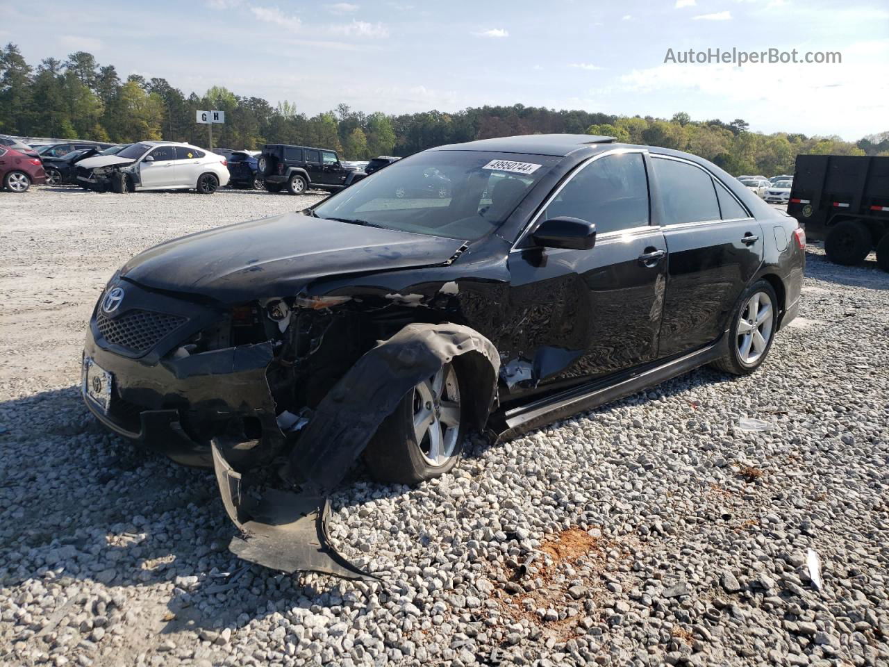 2011 Toyota Camry Base Черный vin: 4T1BF3EK7BU694454