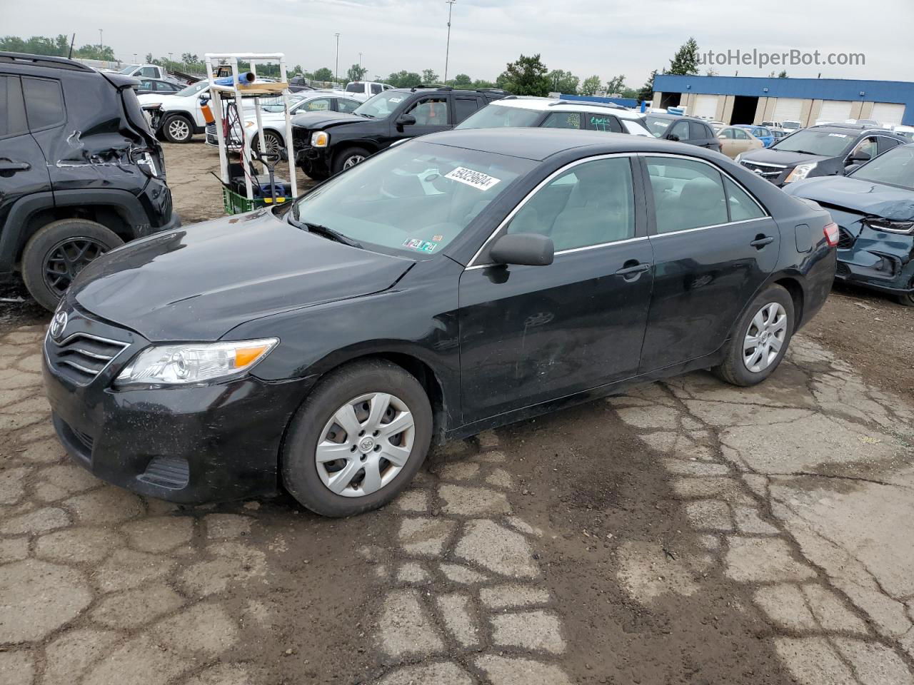 2011 Toyota Camry Base Black vin: 4T1BF3EK7BU698259