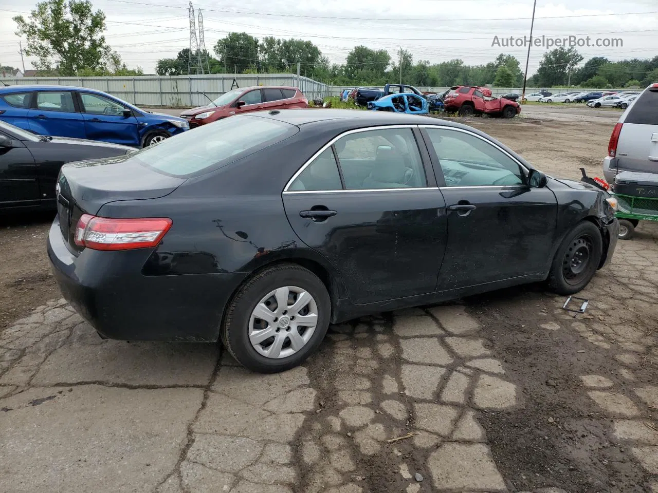 2011 Toyota Camry Base Black vin: 4T1BF3EK7BU698259