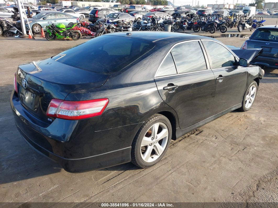 2011 Toyota Camry Se Black vin: 4T1BF3EK7BU703766