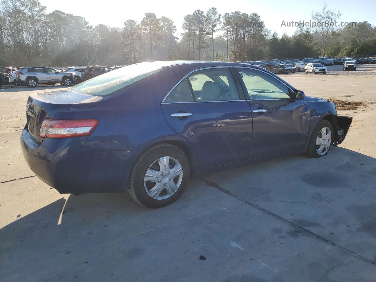 2011 Toyota Camry Base Blue vin: 4T1BF3EK7BU719482