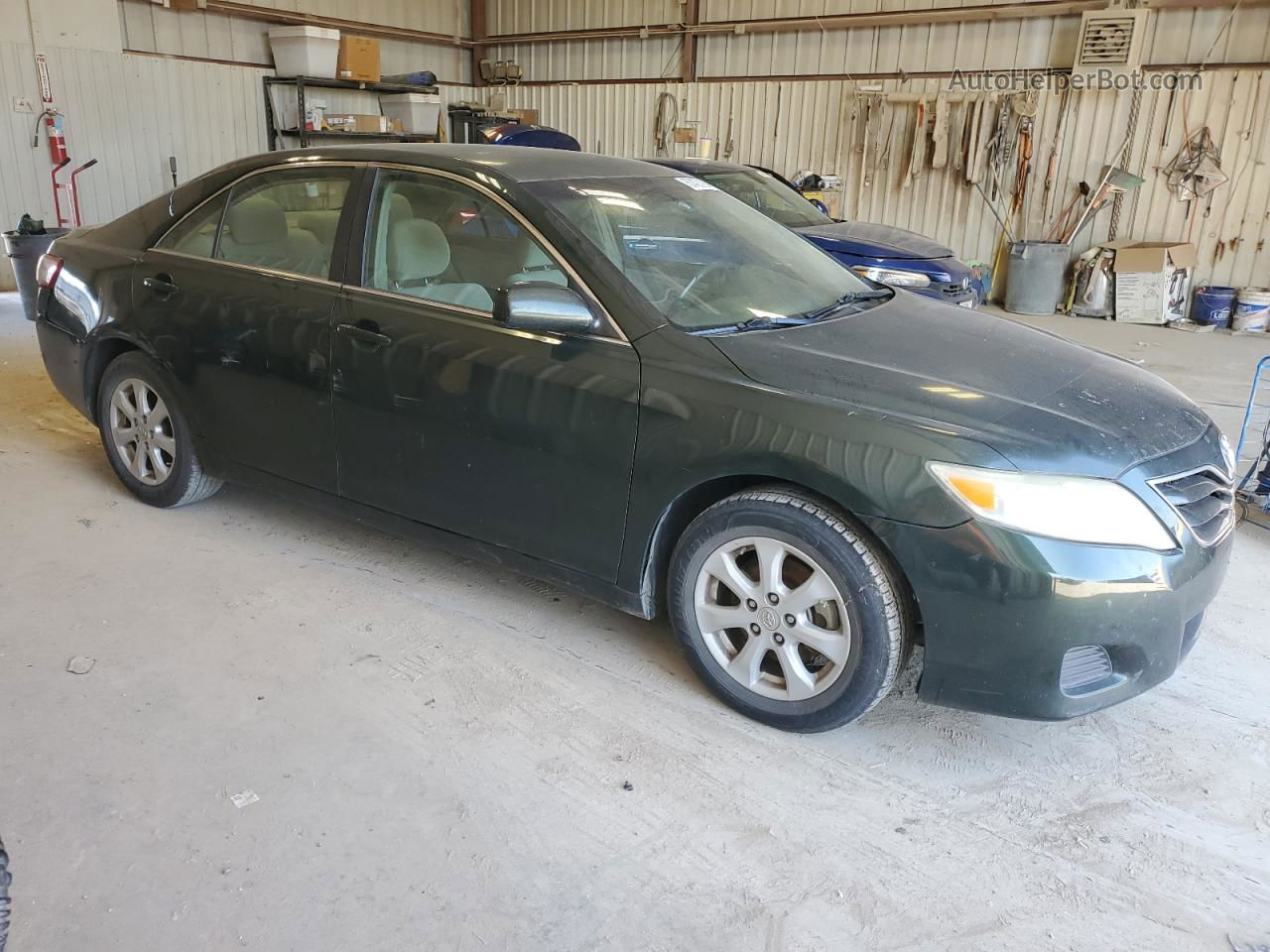 2011 Toyota Camry Base Green vin: 4T1BF3EK7BU733740