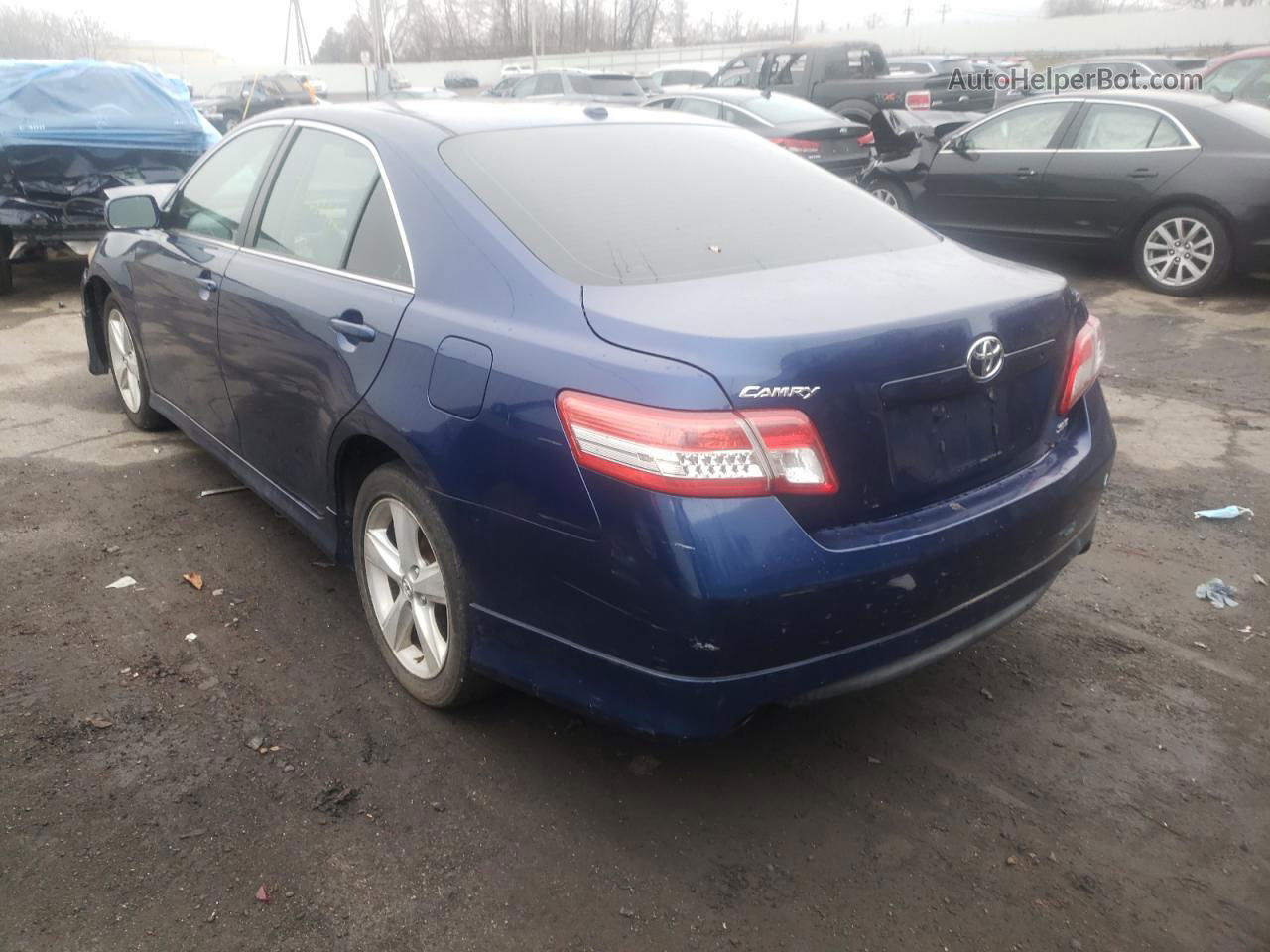 2011 Toyota Camry Base Blue vin: 4T1BF3EK7BU740543