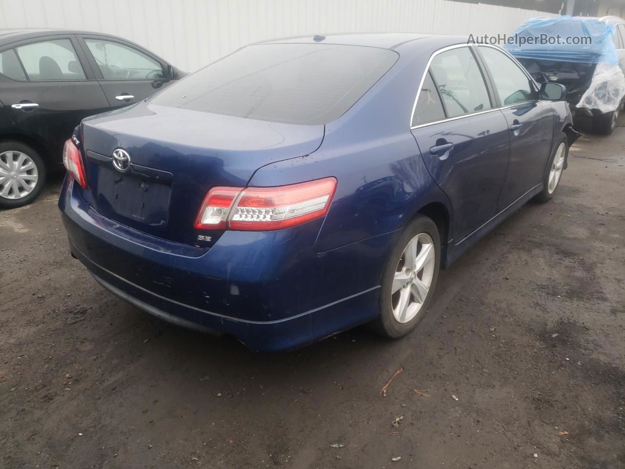 2011 Toyota Camry Base Blue vin: 4T1BF3EK7BU740543