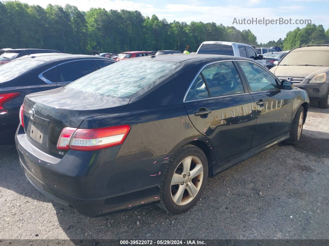 2011 Toyota Camry Se Black vin: 4T1BF3EK8BU229469