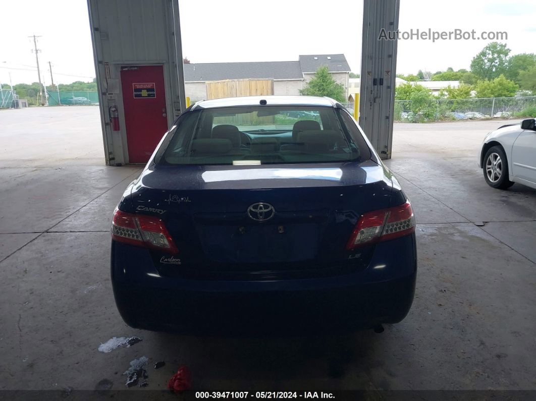 2011 Toyota Camry Le Blue vin: 4T1BF3EK8BU588188