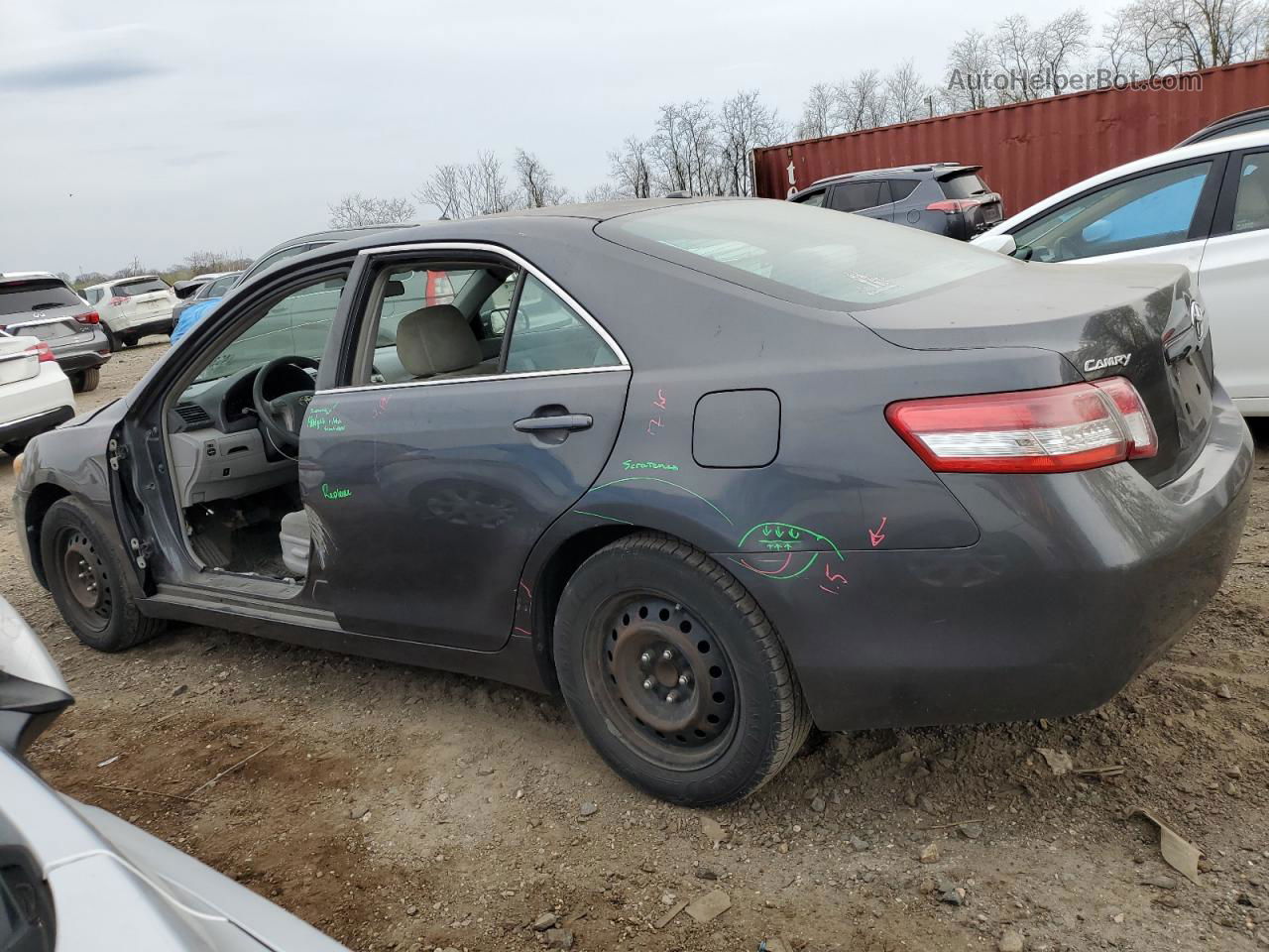 2011 Toyota Camry Base Gray vin: 4T1BF3EK8BU590863