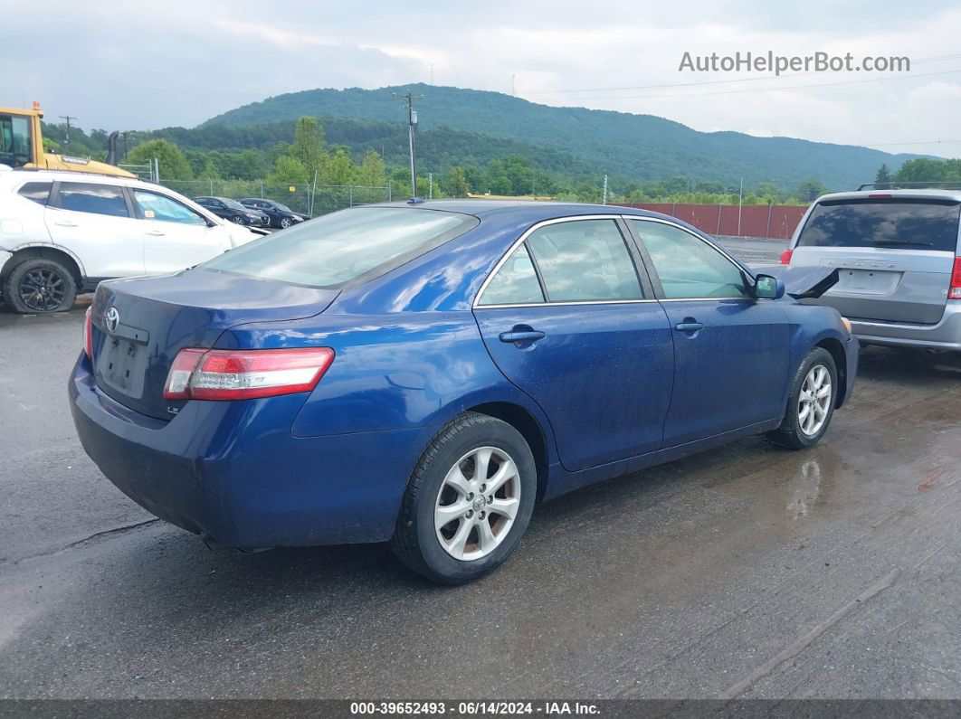 2011 Toyota Camry Le Blue vin: 4T1BF3EK8BU642881