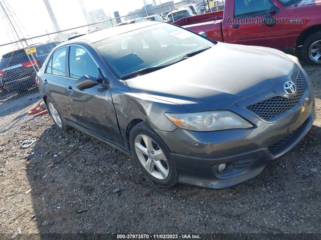 2011 Toyota Camry Se Gray vin: 4T1BF3EK8BU653069