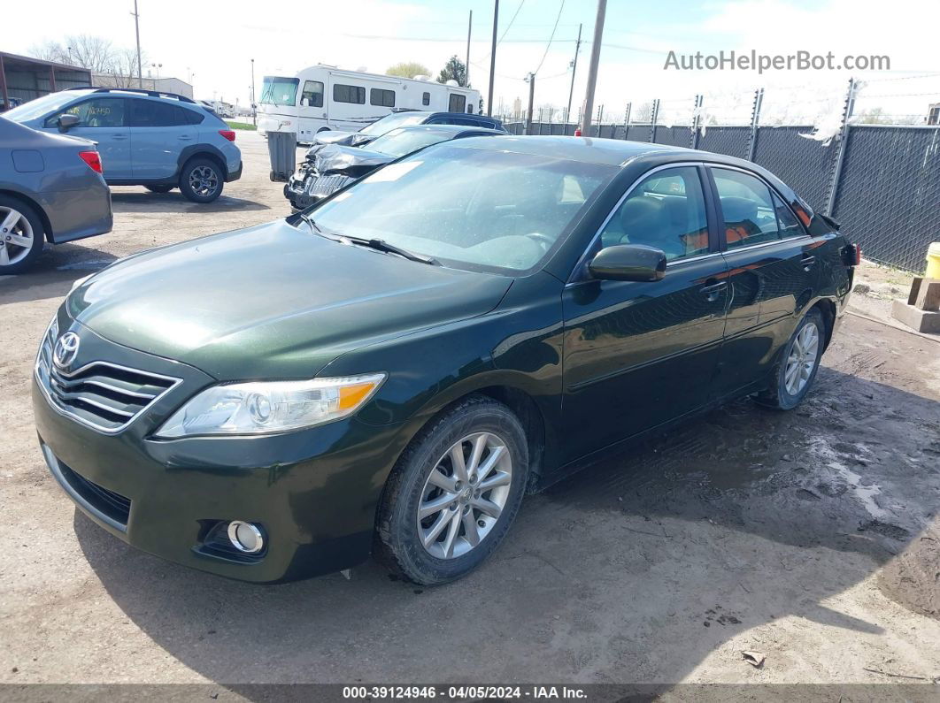 2011 Toyota Camry Xle Green vin: 4T1BF3EK8BU657493