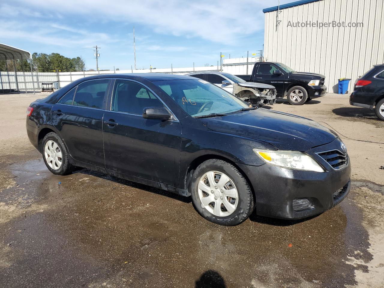 2011 Toyota Camry Base Черный vin: 4T1BF3EK8BU671409