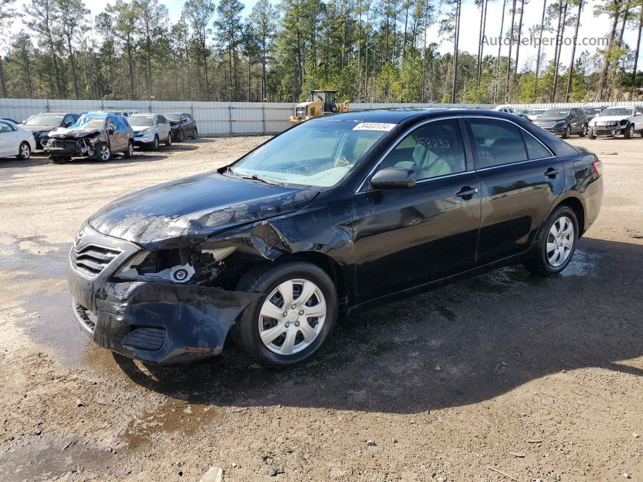 2011 Toyota Camry Base Черный vin: 4T1BF3EK8BU671409