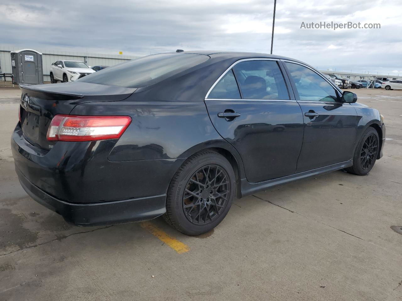 2011 Toyota Camry Base Черный vin: 4T1BF3EK8BU678408