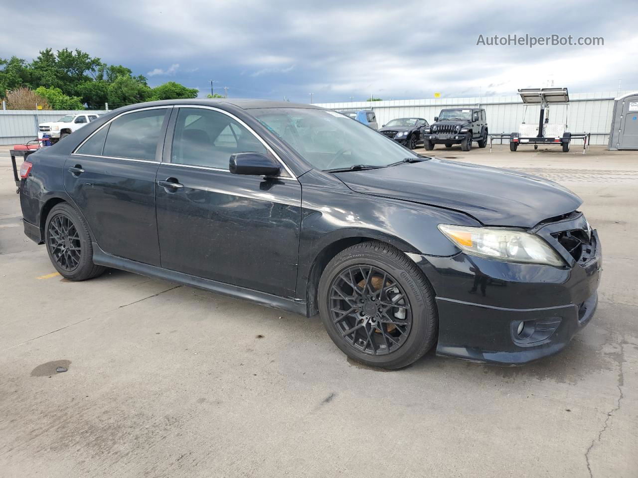 2011 Toyota Camry Base Черный vin: 4T1BF3EK8BU678408