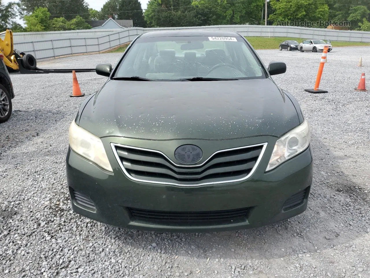 2011 Toyota Camry Base Green vin: 4T1BF3EK8BU688128