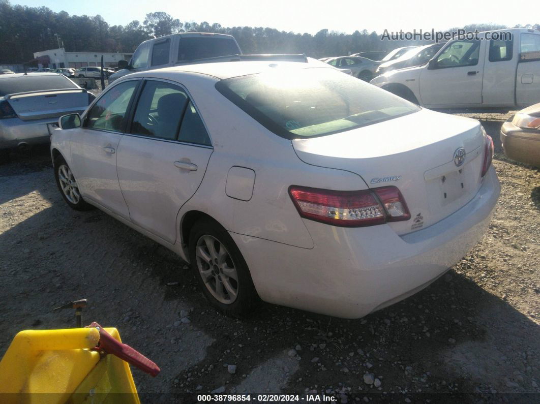 2011 Toyota Camry Le White vin: 4T1BF3EK8BU689635