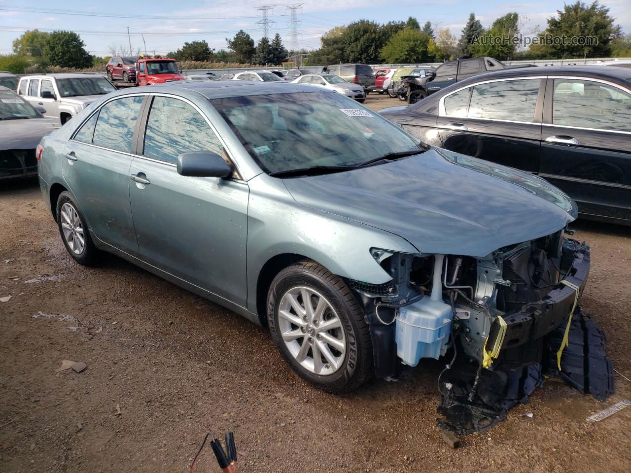 2011 Toyota Camry Base Turquoise vin: 4T1BF3EK8BU748523