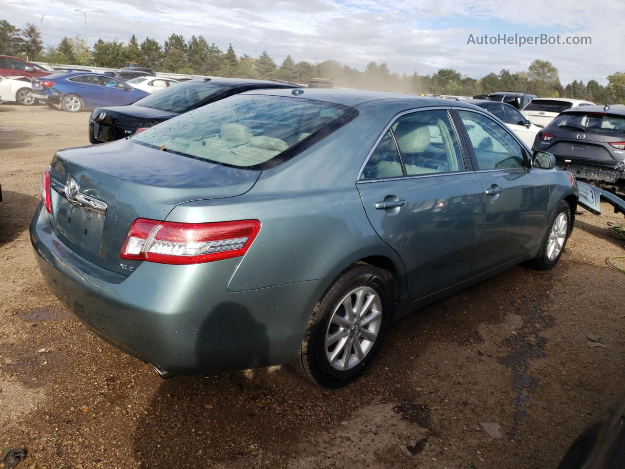 2011 Toyota Camry Base Turquoise vin: 4T1BF3EK8BU748523