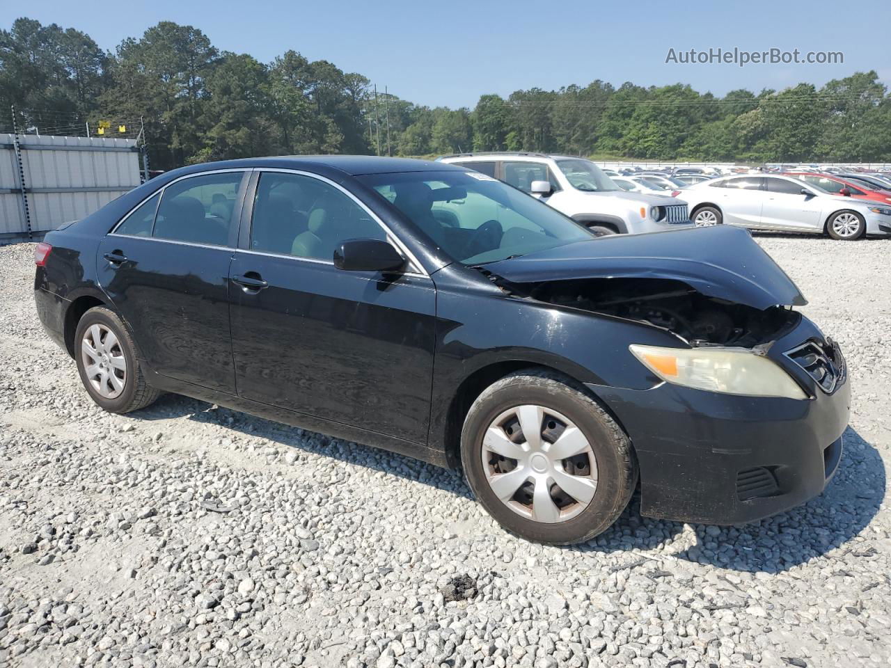 2011 Toyota Camry Base Black vin: 4T1BF3EK9BU129185