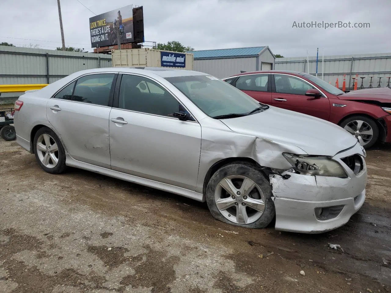 2011 Toyota Camry Base Silver vin: 4T1BF3EK9BU157570