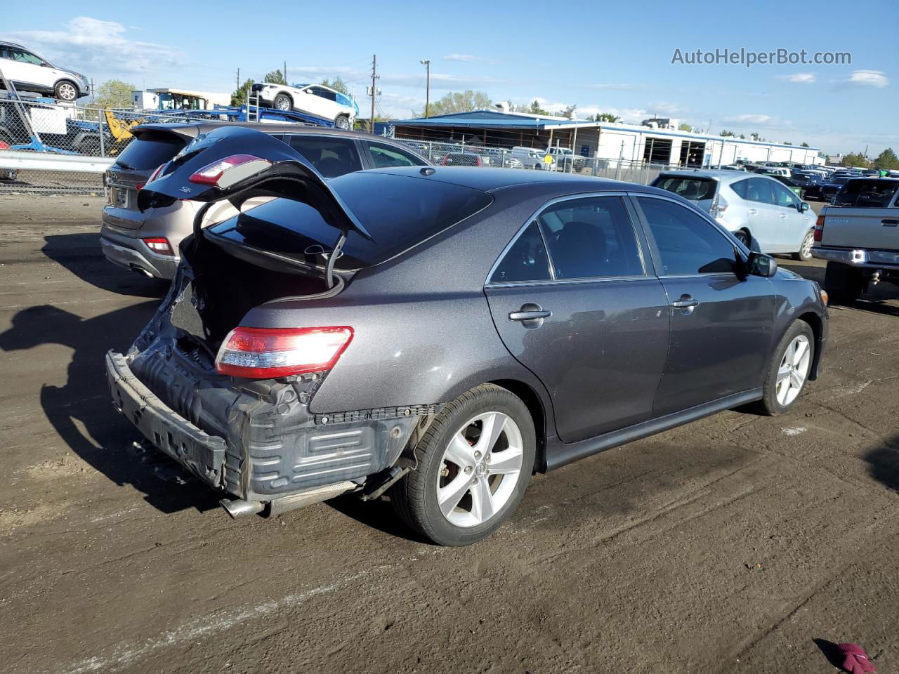 2011 Toyota Camry Base Charcoal vin: 4T1BF3EK9BU595019