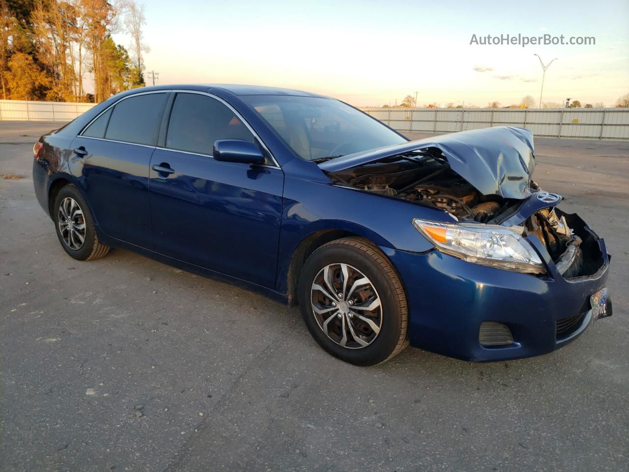 2011 Toyota Camry Base Синий vin: 4T1BF3EK9BU597062