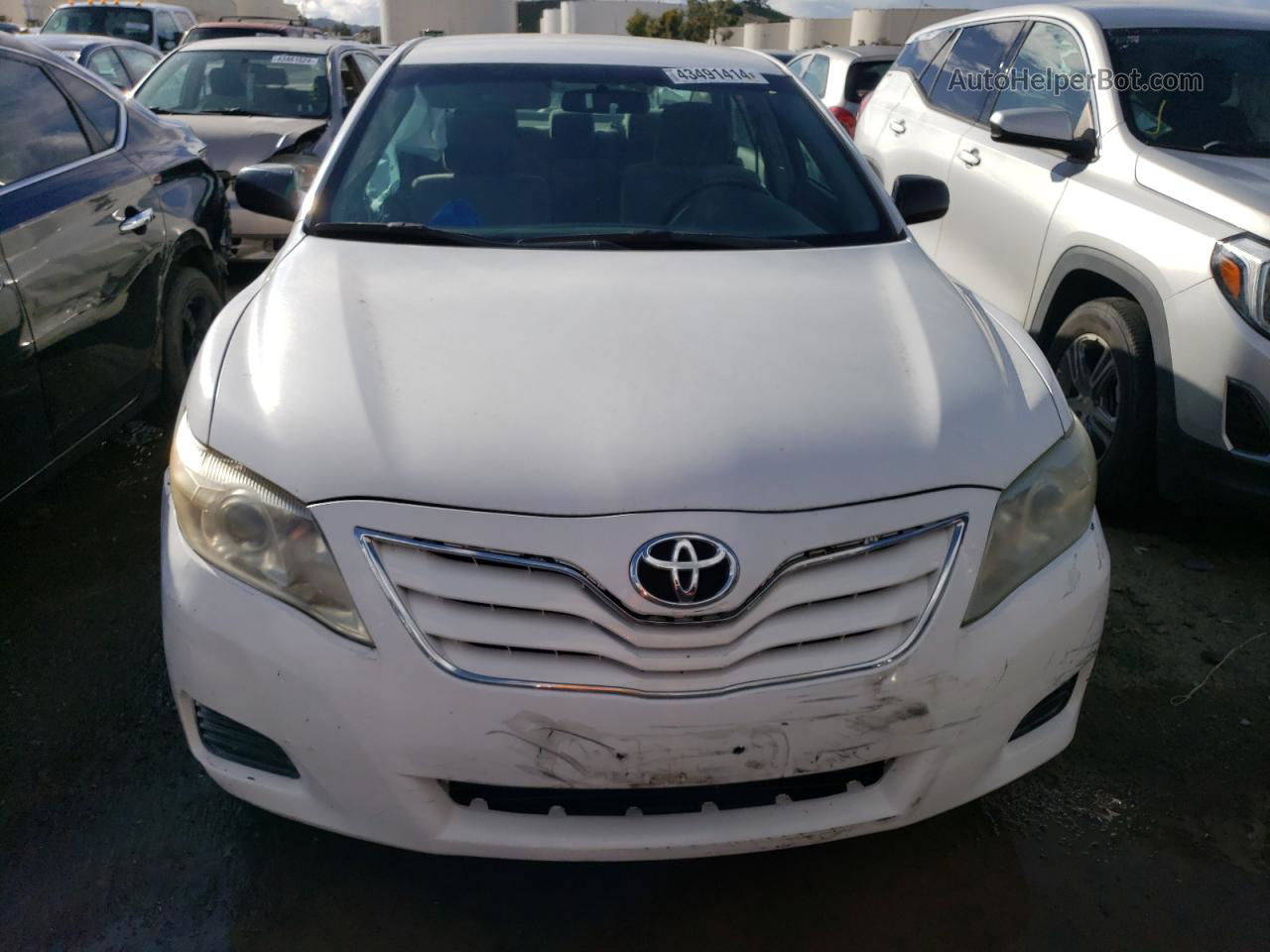 2011 Toyota Camry Base White vin: 4T1BF3EK9BU606844