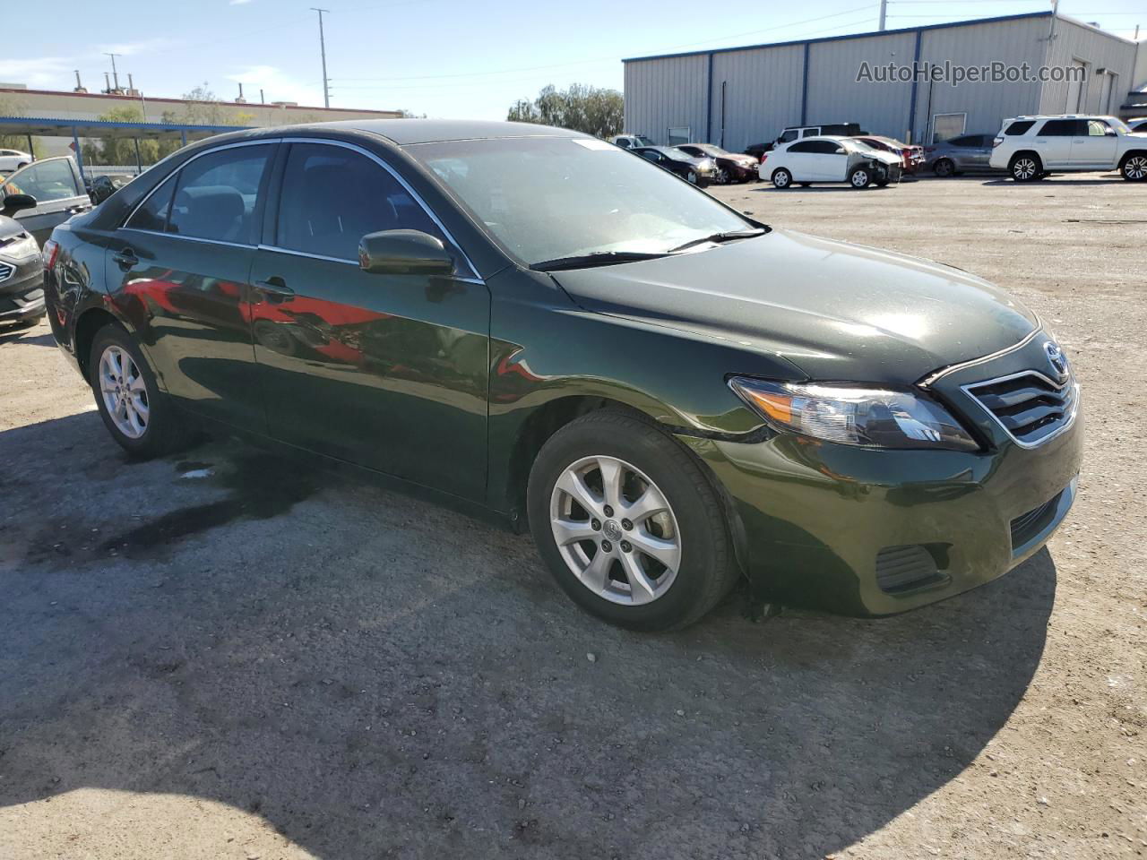 2011 Toyota Camry Base Green vin: 4T1BF3EK9BU622980