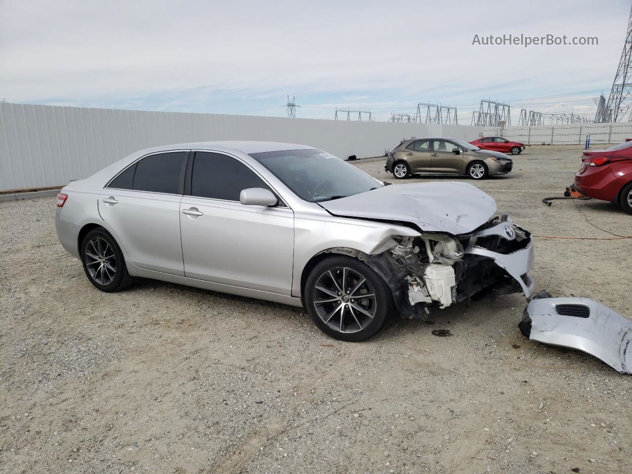 2011 Toyota Camry Base Silver vin: 4T1BF3EK9BU677722